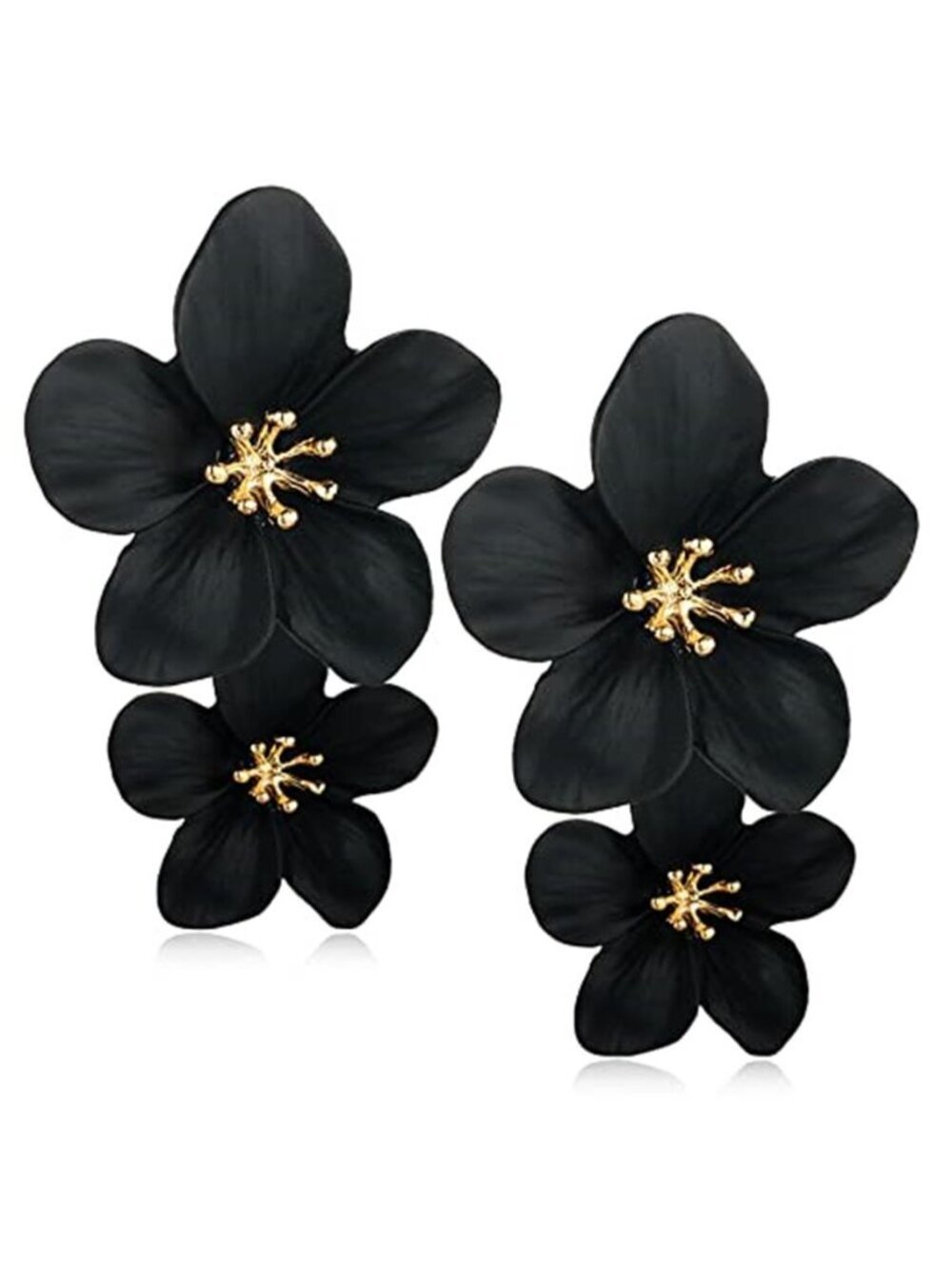 Boho Flower Dangle Drop Earrings